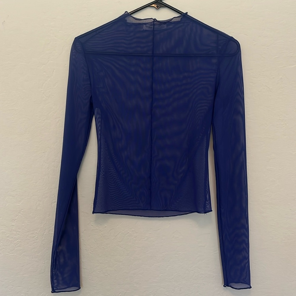 Sheer long sleeve